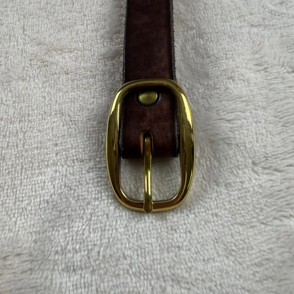 Braided Leather Belt Womens 40
